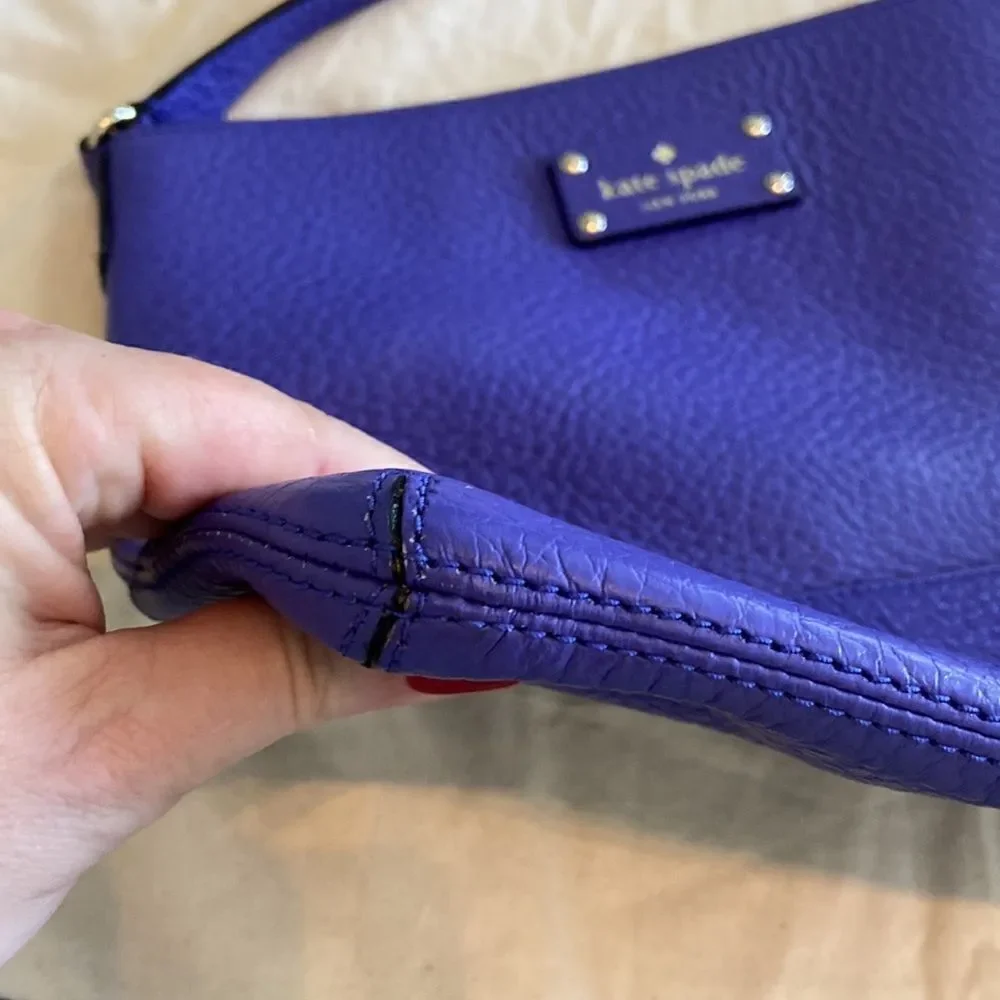 Kate Spade NWOT cross body leather Purple color impeccable
